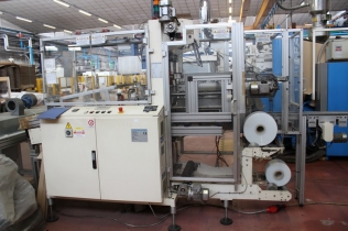 Thumb9-Linea automatica di confezionamento a servizio delle 2 presse Nestal con matricole 9N 98015 e 9N 98014 varie riferimento lotto 367 inventario Ac 8463  000 00